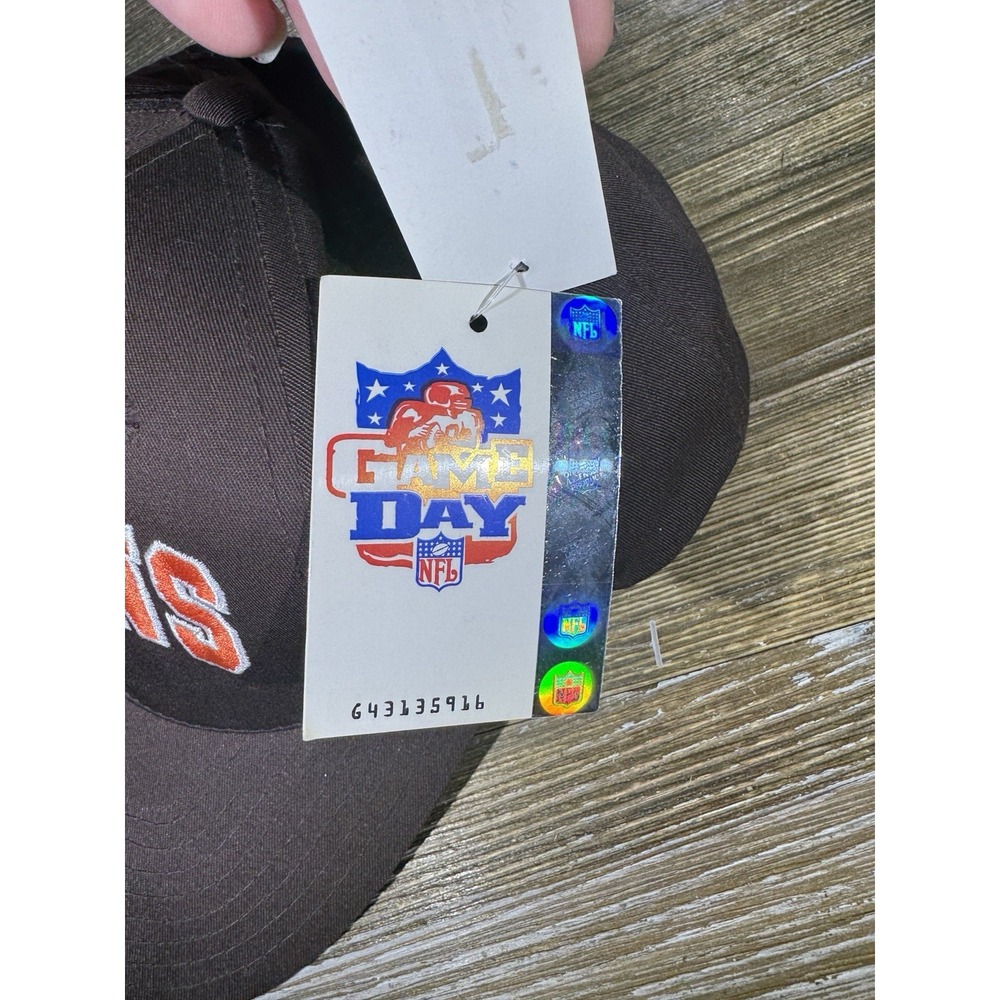 Annco Cleveland Browns Vintage 90s Hat‎ Cap NFL Brown SnapBack NWT - Picture 10 of 10
